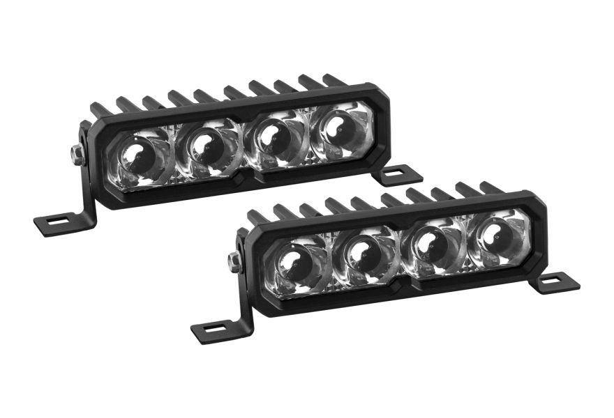 dd8154p_ss6_pro_white_spot_standard_abl__pair_ SS6 SAE/DOT White LED Light Bar (Pair) - Image 1